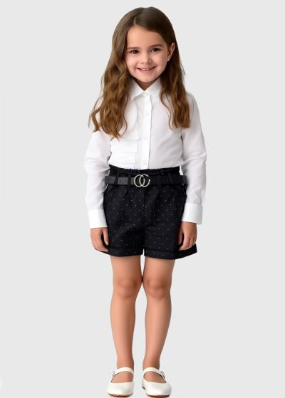 Virginia melni šorti - back