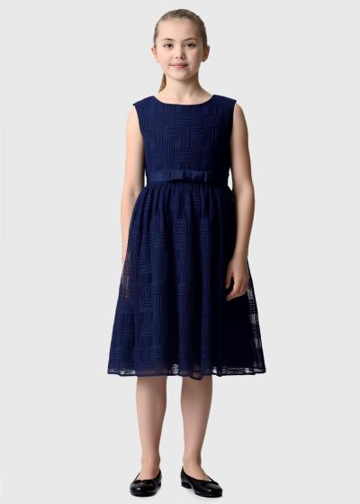 Louise tumši zila kleita - back