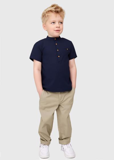 Cross tumši zils krekls ar īsām piedurknēm - back