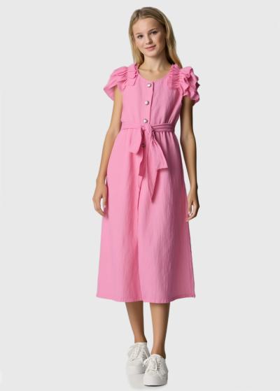 Stasis rozā kombinezons ar jostu  - back