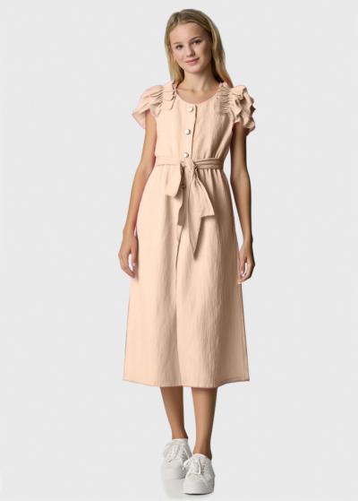 Stasis bēšs kombinezons ar jostu  - back