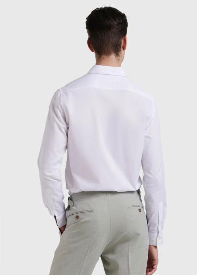 Wells balts pieguļošais krekls  - back