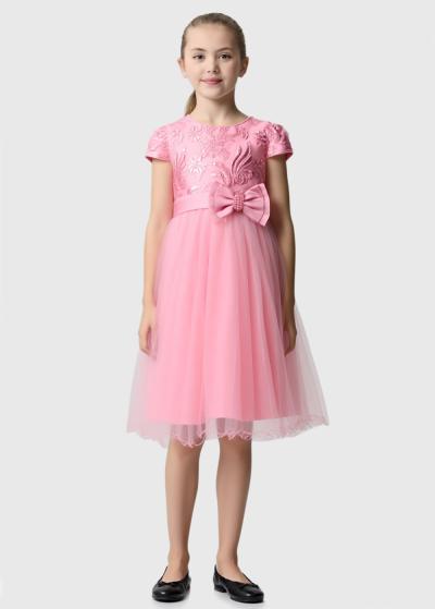 Zhanna tumši rozā kleita - back