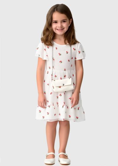 Luciana kleita ar rakstu - back