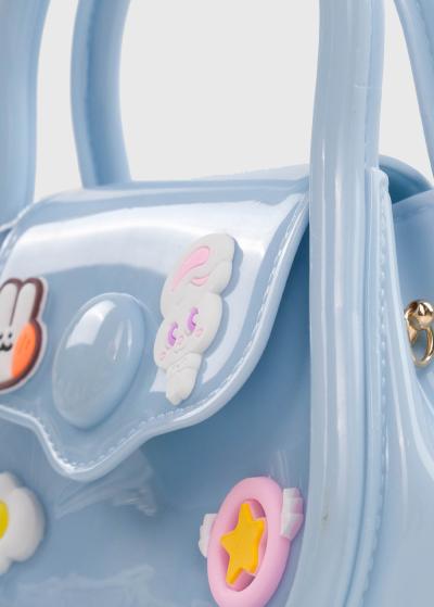 Zalira gaiši zila soma ar atveramu augšdaļu  - back