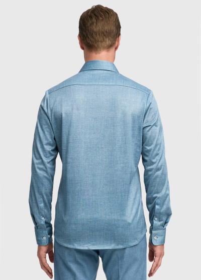 Taeyang zils krekls ar garām piedurknēm - back