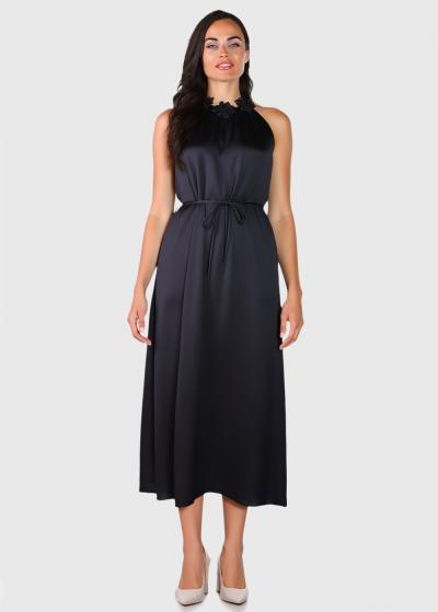 Yulia melna gara kleita  - back