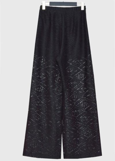 Barbara melnas mežģīņu bikses - back