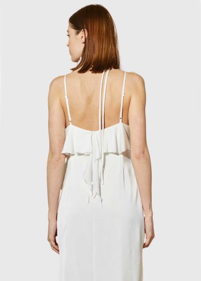 Vanessa balta vakarkleita ar volānu  - back