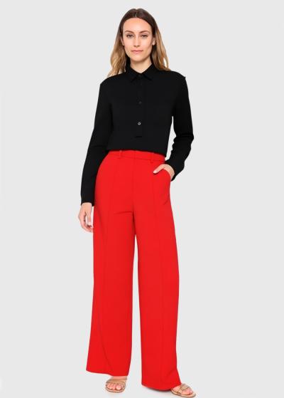 Astara sarkanas platas bikses - back