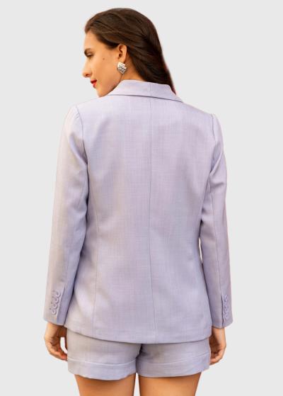 Tala gaiši violeta sieviešu žakete - back