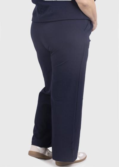 Tefia Lielo izmēru tumši zilas bikses - back