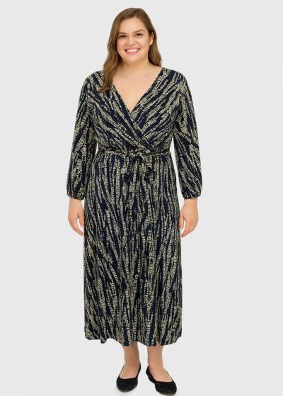 Teка Lielo izmēru gara kleita - back