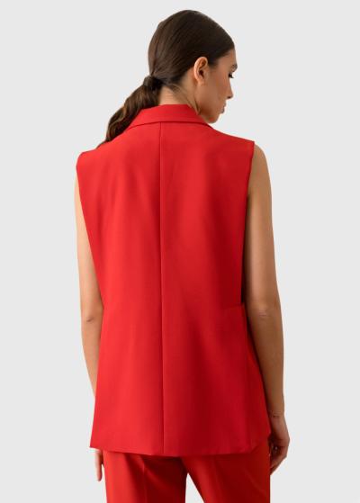 Adel sarkana sieviešu veste - back