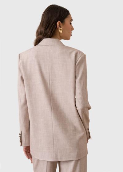 Anoush bēša žakete ar pogām - back