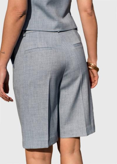 Toriana gaiši zili sieviešu šorti - back