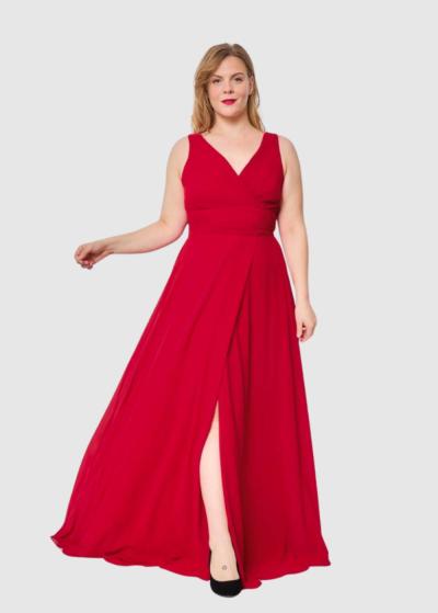 Lora Lielo izmēru vakarkleita - back