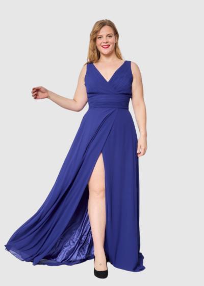 Lora Lielo izmēru vakarkleita - back