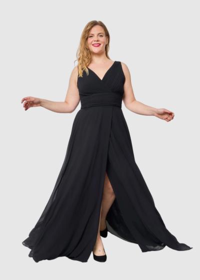 Lora Lielo izmēru vakarkleita - back