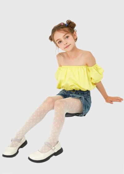 Alice baltas zeķubikses ar rakstu  - back