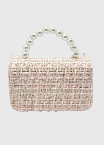 Zeynep gaiši rozā soma ar aplikāciju - back