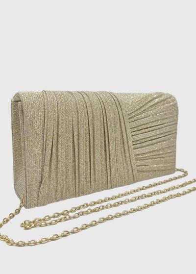 Amori zelta klačs ar spīdumiem  - back