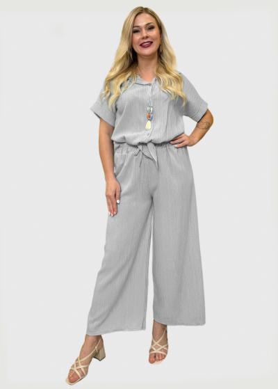 Harper pelēks sieviešu kostīms - back