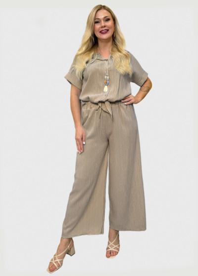 Harper bēšs sieviešu kostīms - back