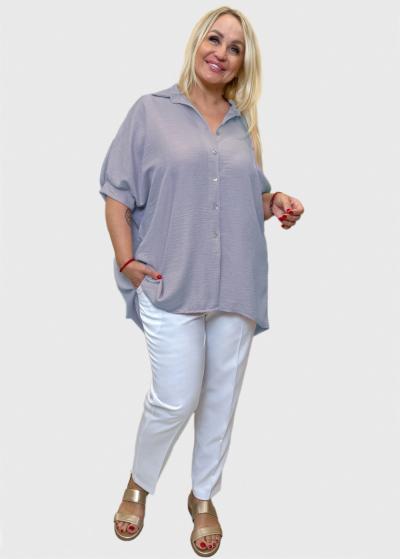 Iris krekls ar pogām - back