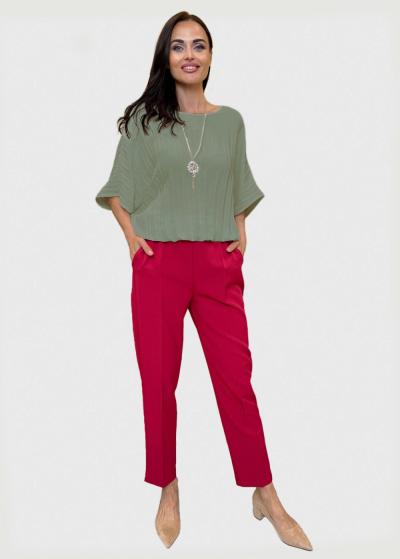 Amanda haki blūze - back