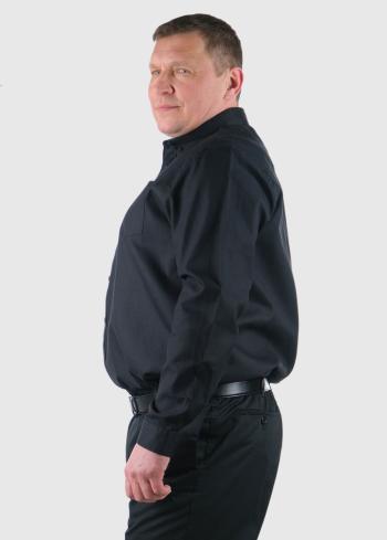 Raniero Lielo izmēru melns krekls - back