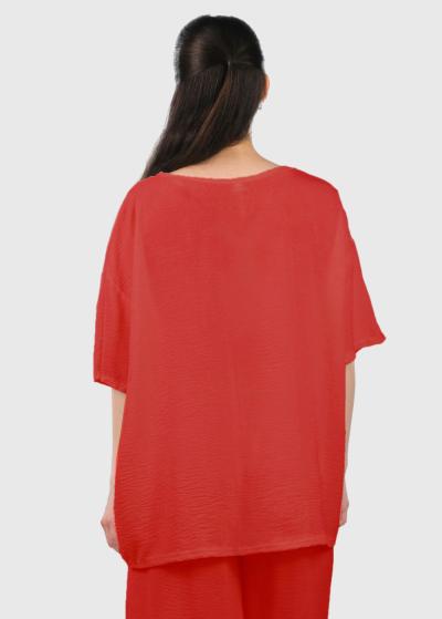 Callisto tumši oranžs brīva piegriezuma kostīms - back