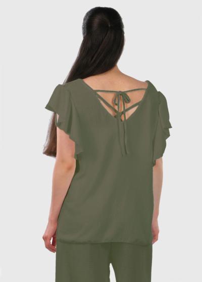 Celia haki kostīms - back