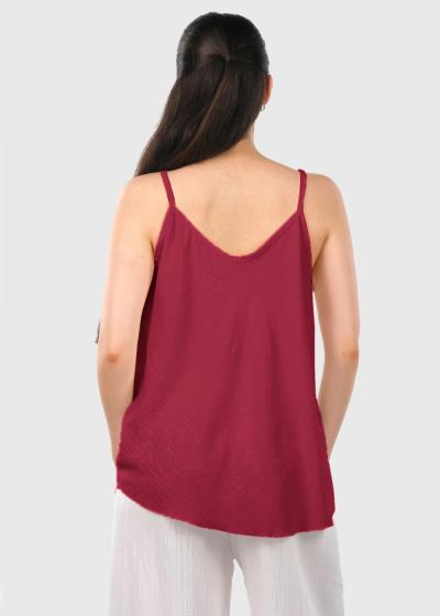 Luna bordo tops - back