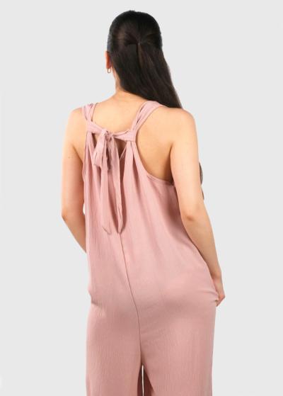Tiana gaiši rozā kombinezons - back