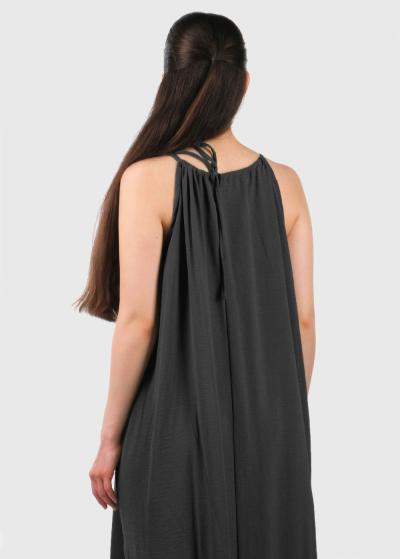 Connie melna kleita - back