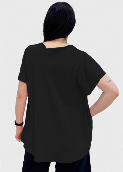 Tiana melna blūze - back