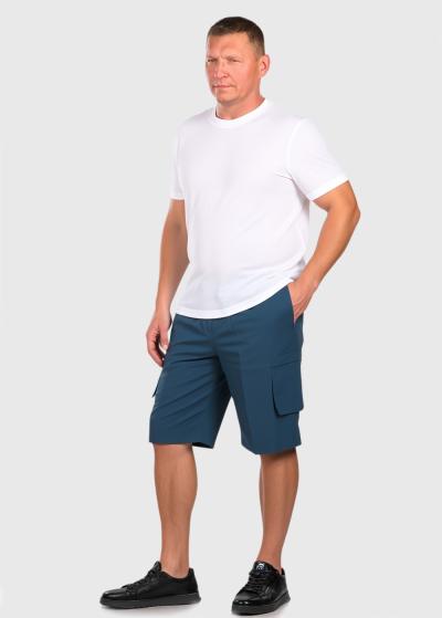 Dail Lielo izmēru zili šorti ar kargo tipa kabatu - back