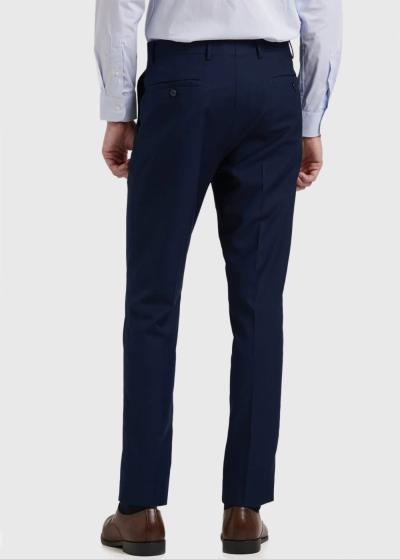 Tomer tumši zilas vīriešu bikses - back