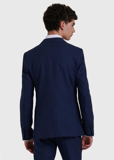 Timur tumši zila vīriešu žakete - back