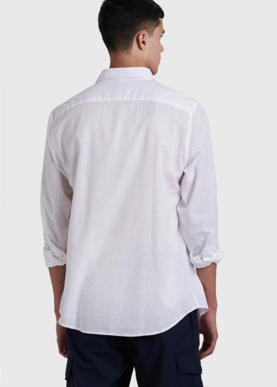 Weylin balts lina krekls - back