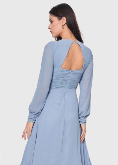 Stasis gaiši zila gara vakarkleita - back