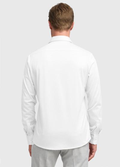 Taeyang balts krekls ar garām piedurknēm - back