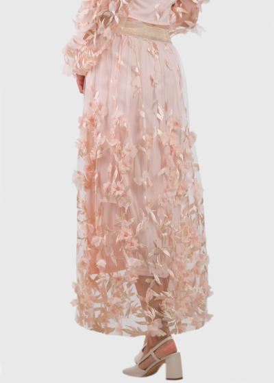 Sandira gaiši rozā svārki  - back