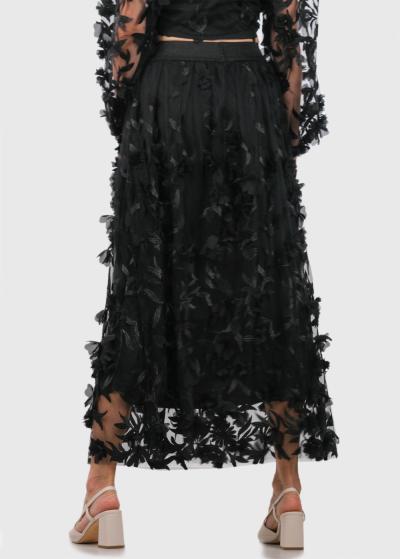 Sandira melni svārki  - back