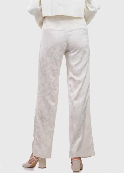 Sandina baltas bikses ar rakstu  - back