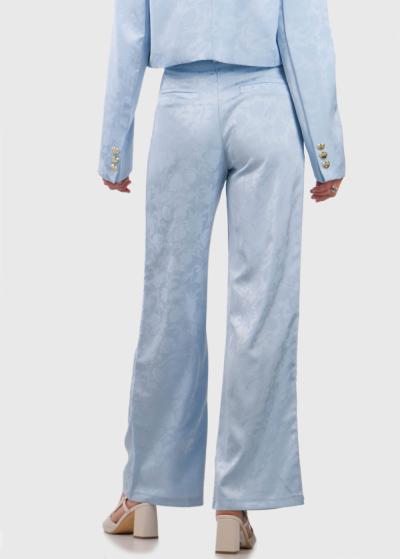 Sandina gaiši zilas bikses ar rakstu  - back