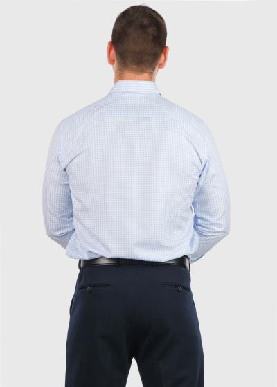 Firas gaiši zils vīriešu krekls - back