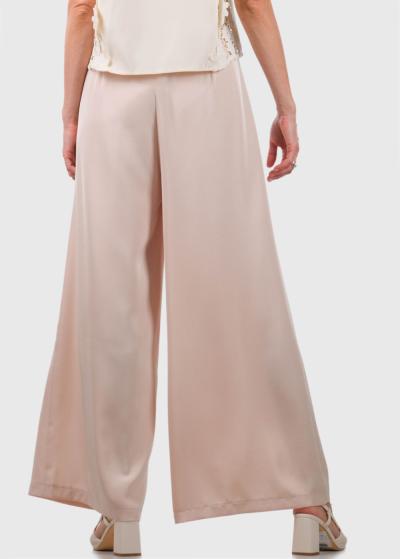 Saya bēšas platas bikses - back