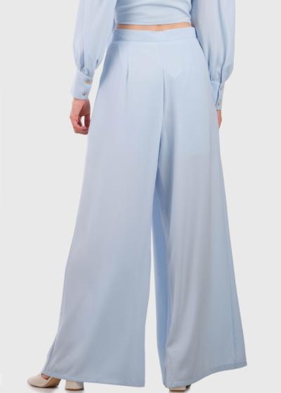 Yliana gaiši zilas platas bikses - back